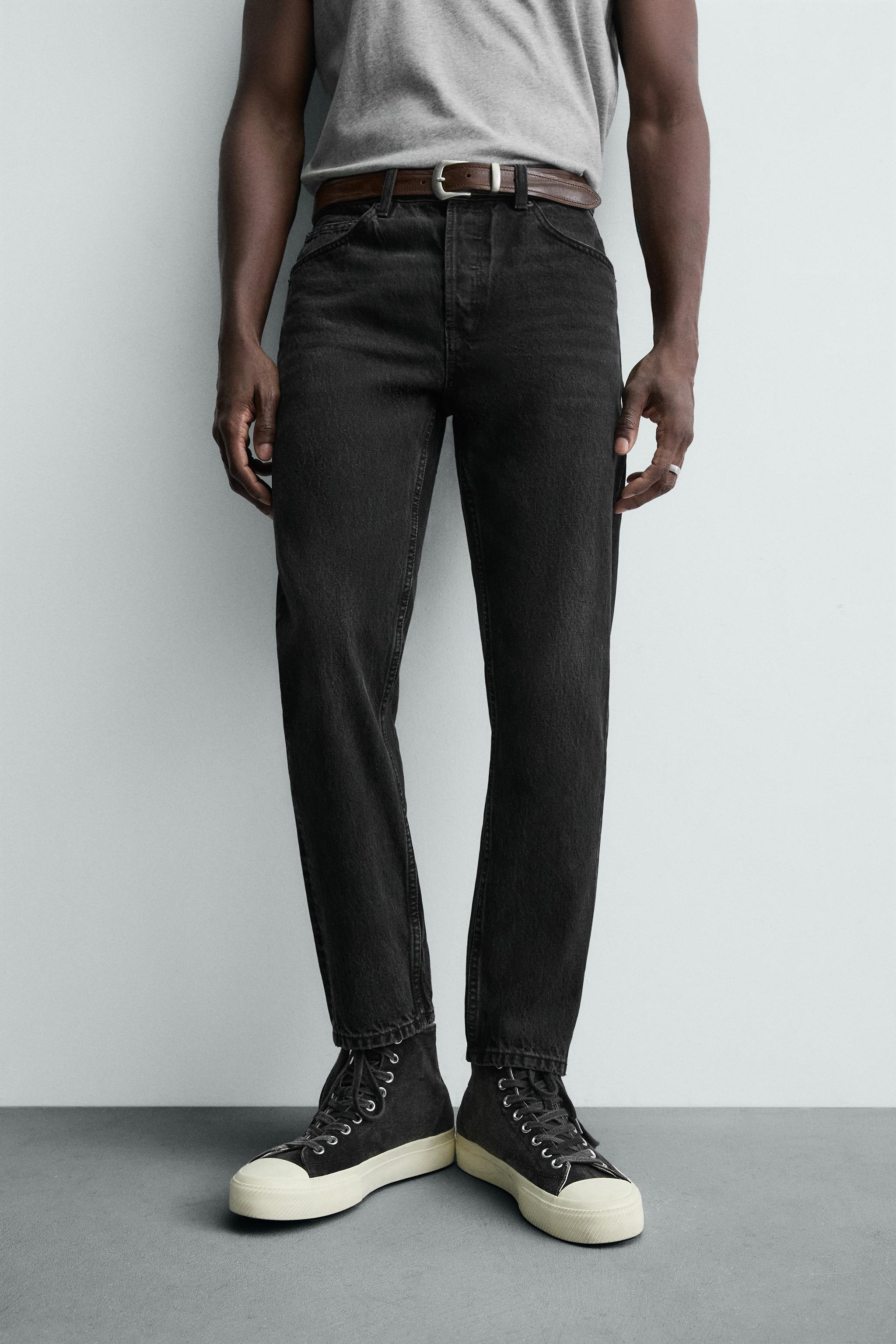SLIM CROPPED FIT JEANS